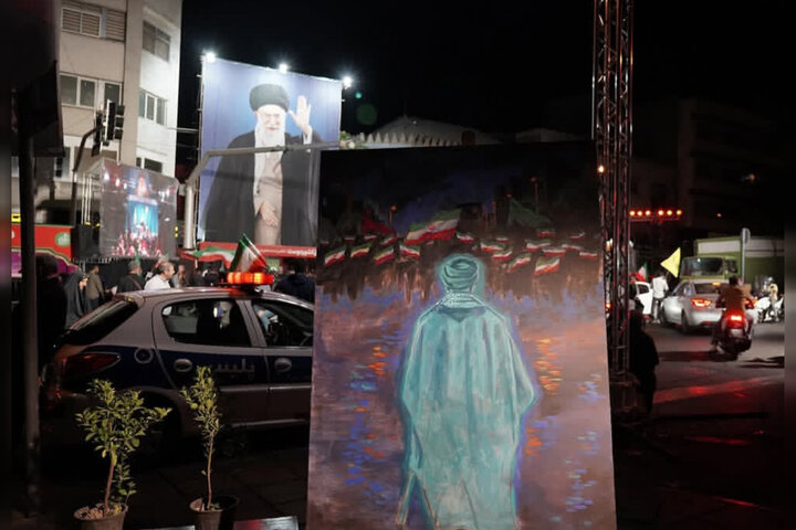 نقاشی هنرمندانه در میدان شکل گرفت؛از «شبهای ایران» تا «آقای کشوردوست»